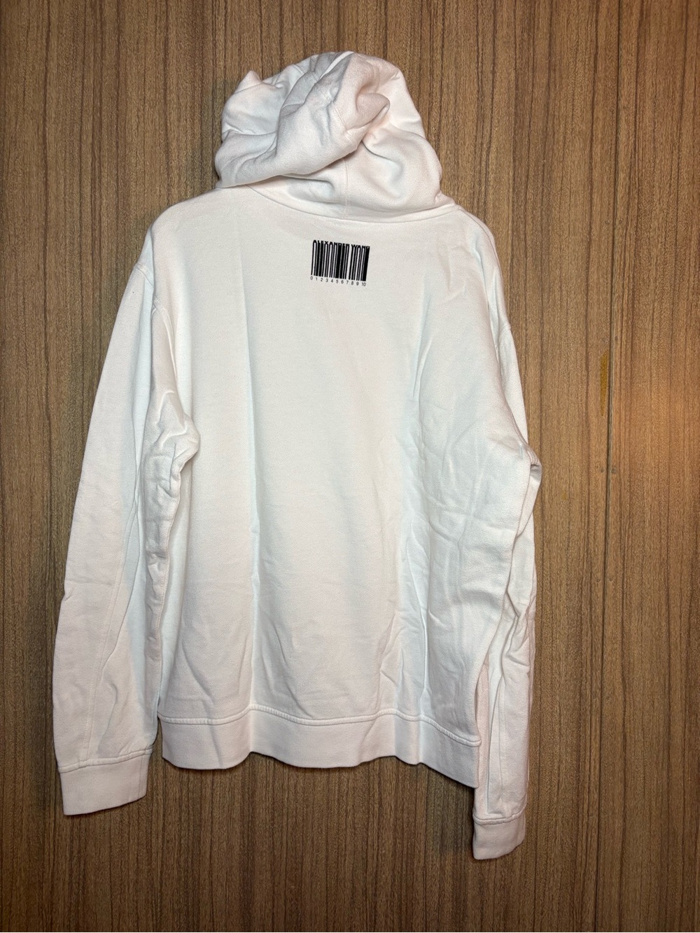 Alexander Wang White Crewneck Sweatshirt with Black 'DO SOMETHING' Graphic - Picture 2 of 4